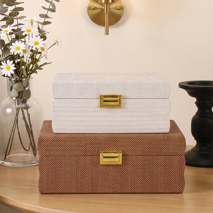 Elegant Fabric Storage Box Homeandso