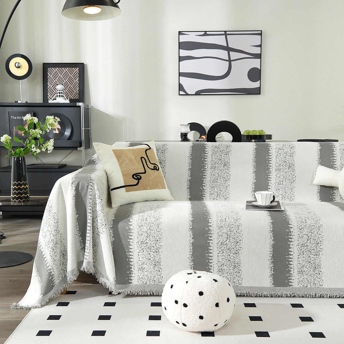 Woven Textured Throw Blanket