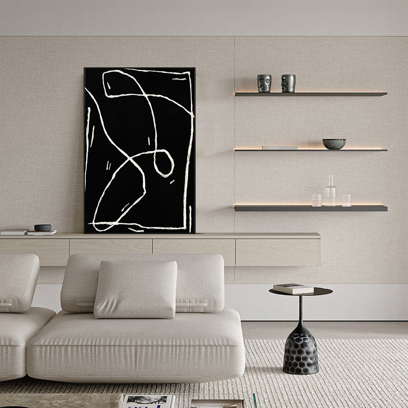 Abstract Line Art Framed Wall Print Homeandso