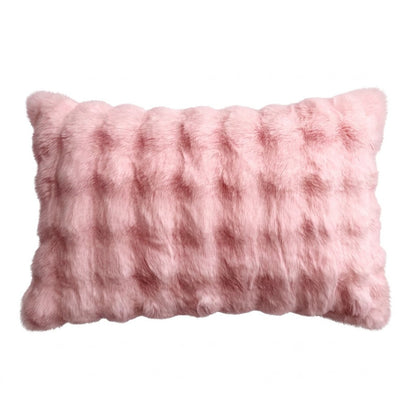 Pluche Textuur Decoratieve Kussen