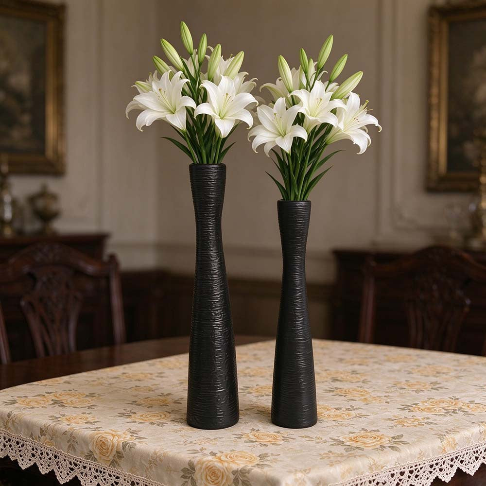 Modern Textured Ceramic Flower Vase