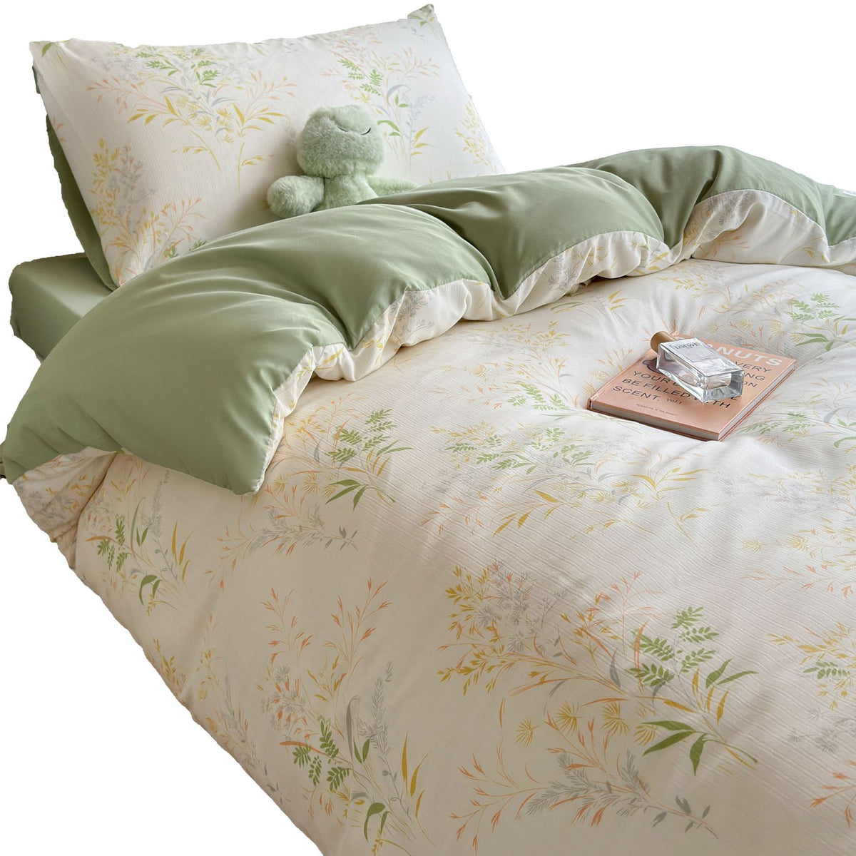 Playful Bow-Patterned Bedding Set Homeandso