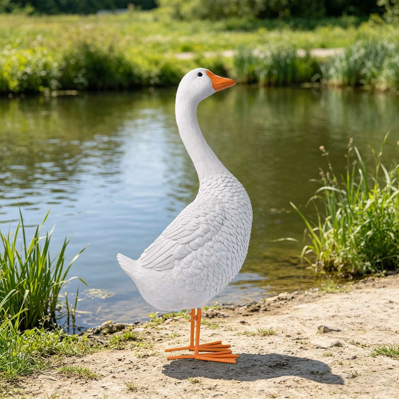 Decorative Goose Figurine Homeandso