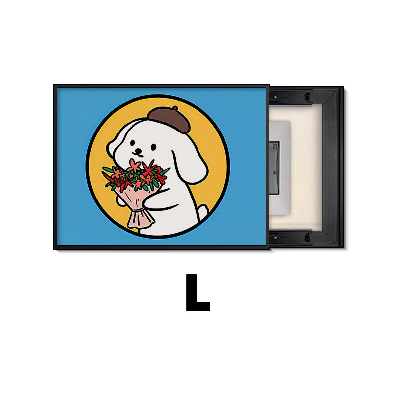 Whimsical Dog-Themed Framed Wall Art Homeandso