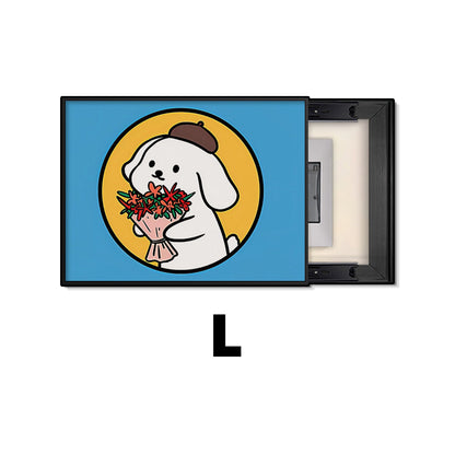 Whimsical Dog-Themed Framed Wall Art Homeandso