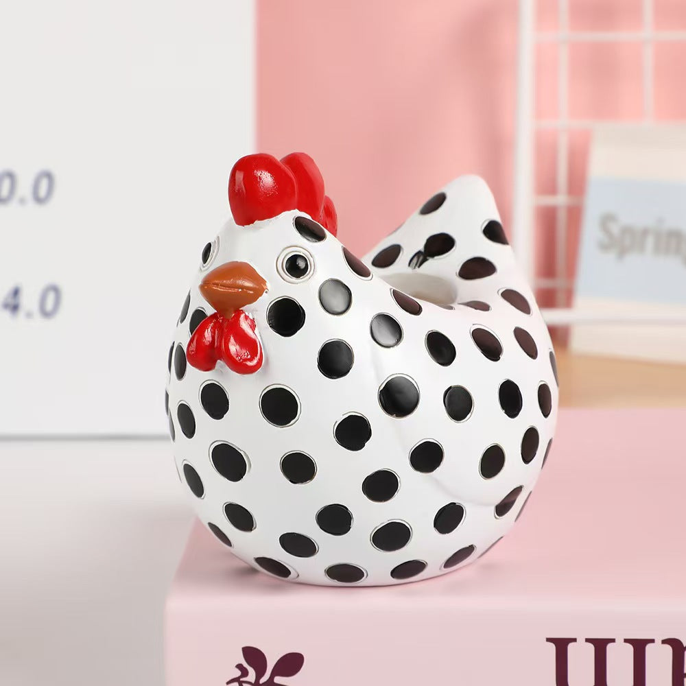 Decorative Chicken Planter Homeandso