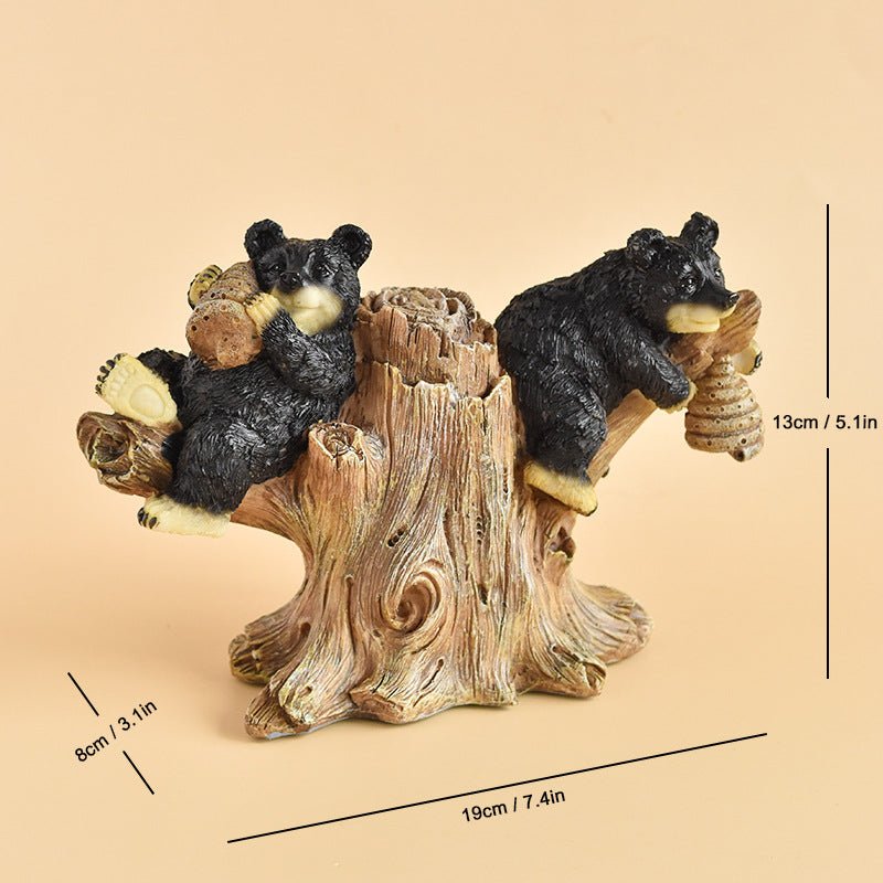 Charming Bear Figurine Homeandso