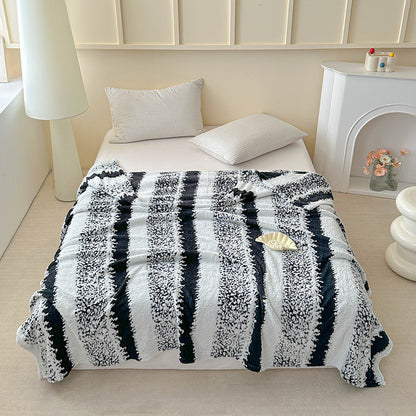 Plush Textured Throw Blanket