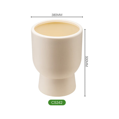 Contemporary Textured Ceramic Planter Homeandso