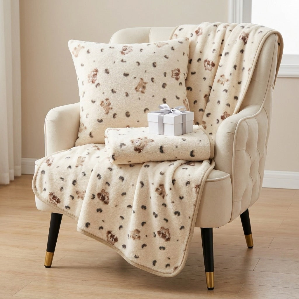 Decoratieve Pluche Deken