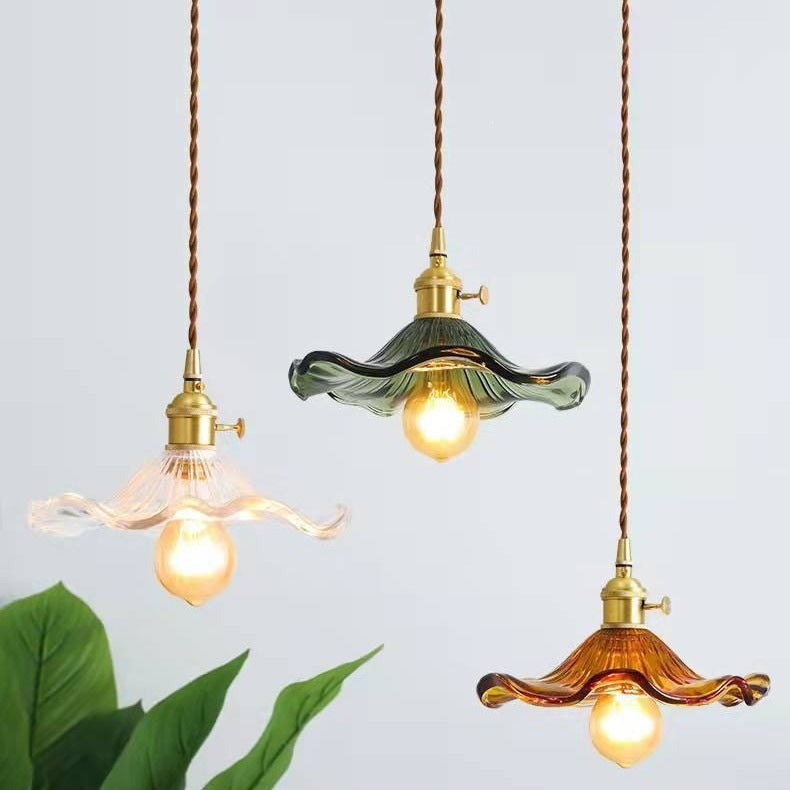 Vintage Glass Ceiling Pendant Light