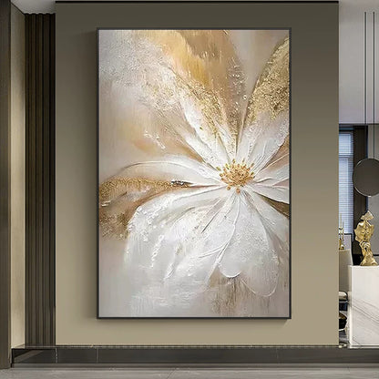 Abstract Floral Canvas Print Homeandso