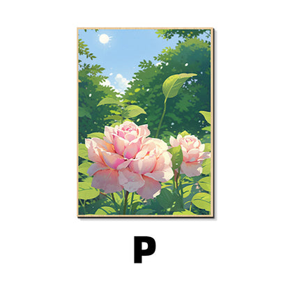 Floral Botanical Print Wall Art Homeandso