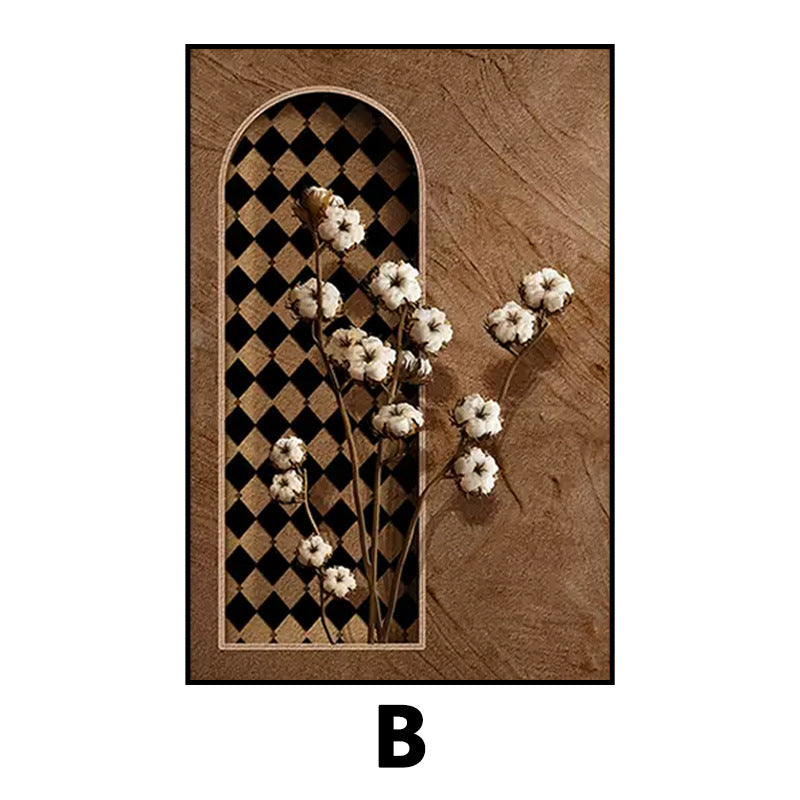 Abstract Floral Wall Art Piece Homeandso