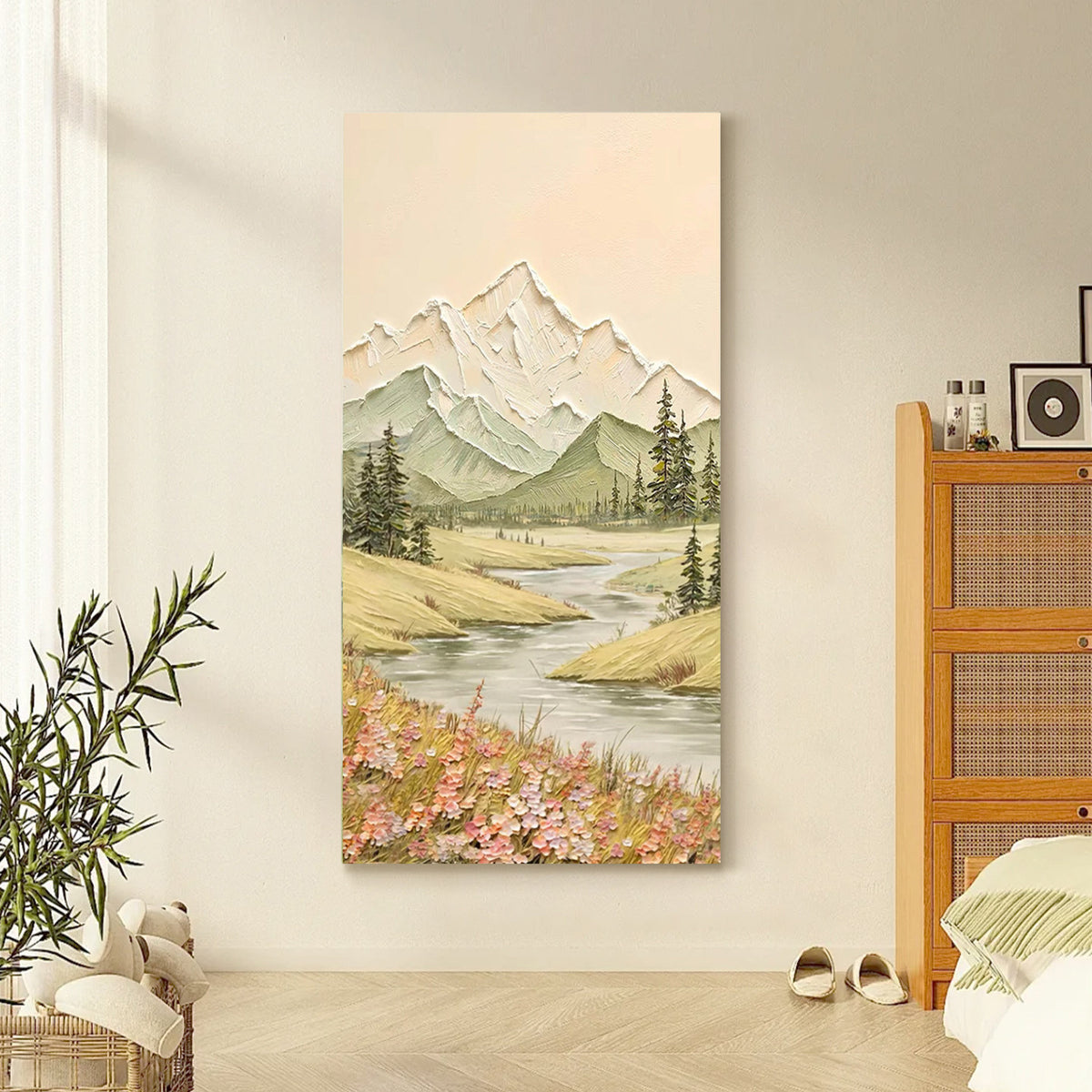 Textured Mountain Landscape Canvas Art Homeandso 1789034896