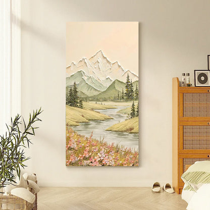 Textured Mountain Landscape Canvas Art Homeandso 1789034896