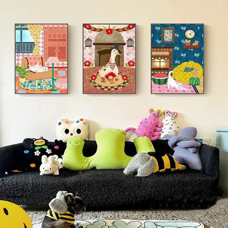Whimsical Duck-Themed Wall Art Homeandso