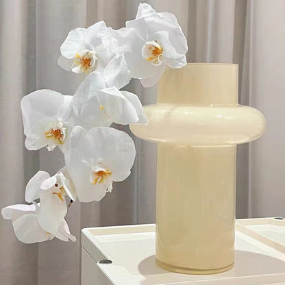 Zeitgenössische Glasblumenanzeige