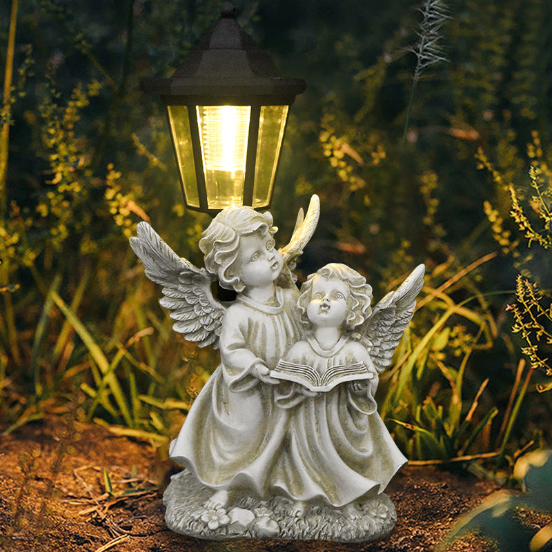 Garden Angel Decorative Lantern Homeandso