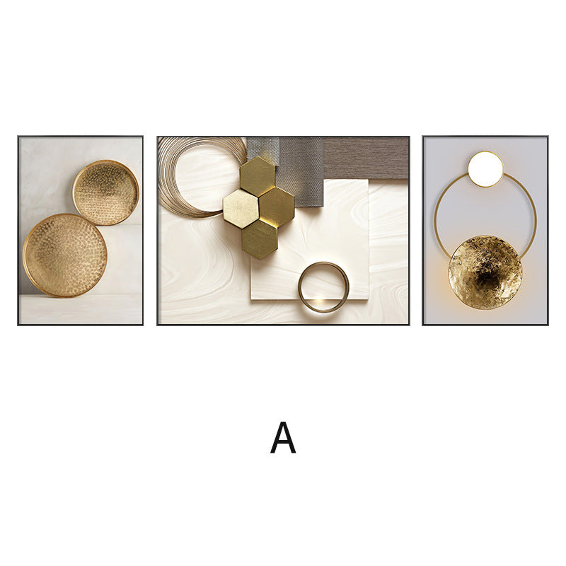 Decorative Geometric Metal Sculpture Homeandso