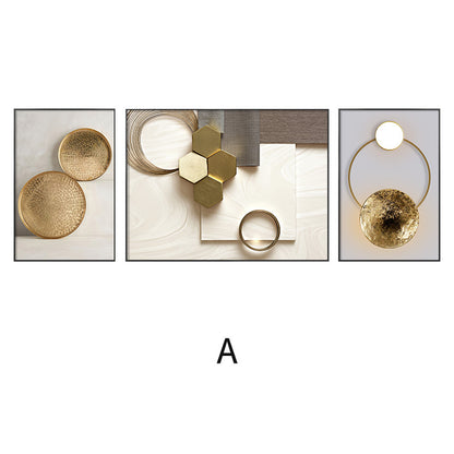 Decorative Geometric Metal Sculpture Homeandso