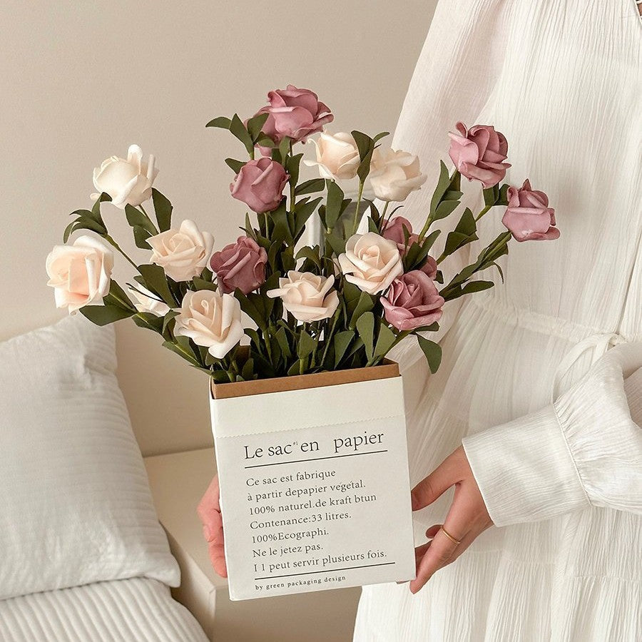 Elegant Faux Floral Bouquet Arrangement