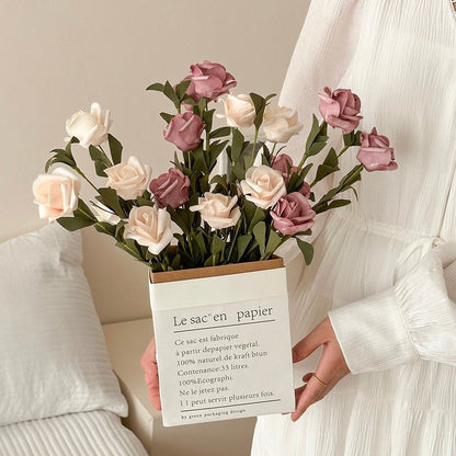 Elegant Faux Floral Bouquet Arrangement
