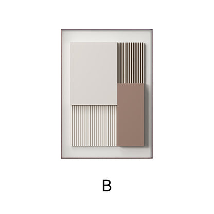Abstract Geometric Framed Wall Art Homeandso