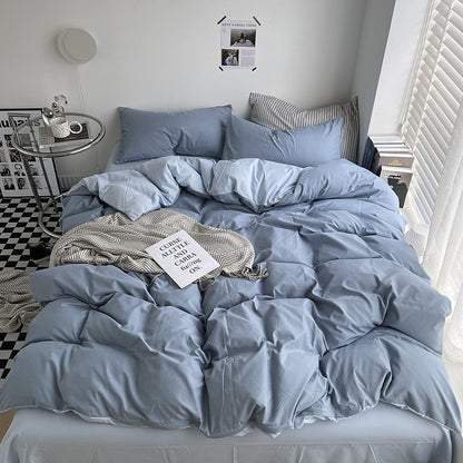 Luxurious Reversible Duvet Cover Set Homeandso