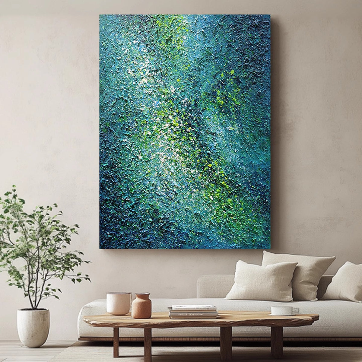 Abstract Textured Canvas Artwork Homeandso