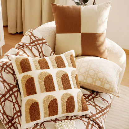 Luxurious Faux Fur Square Decorative Pillow