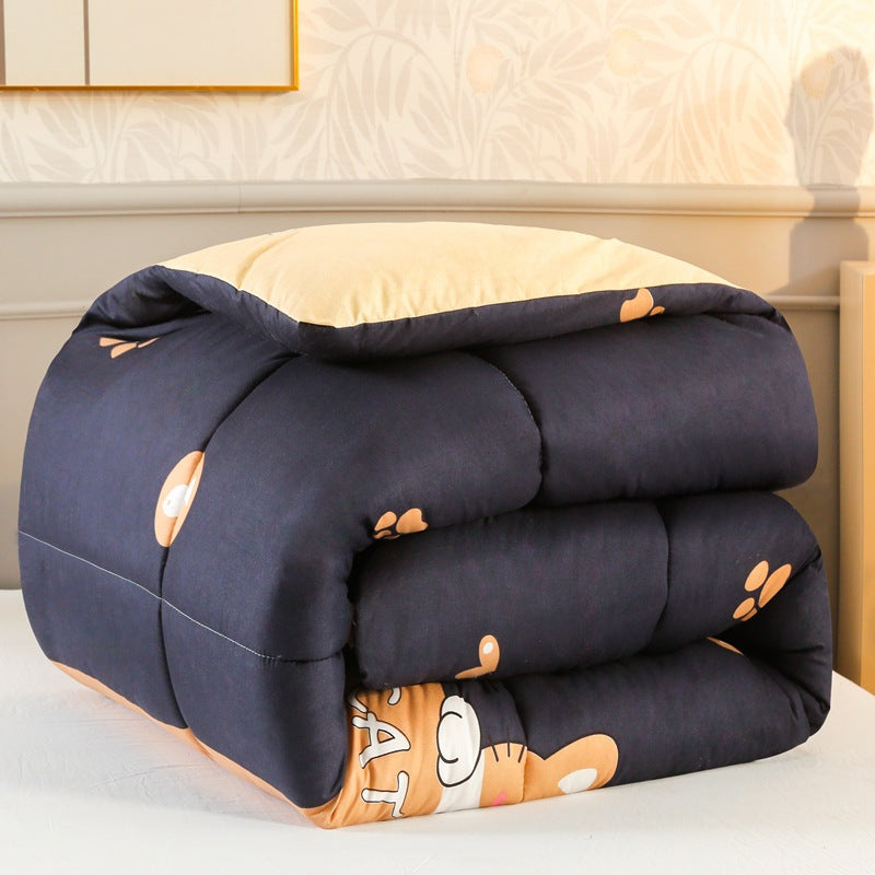 Ultra-Soft Grid Pattern Comforter