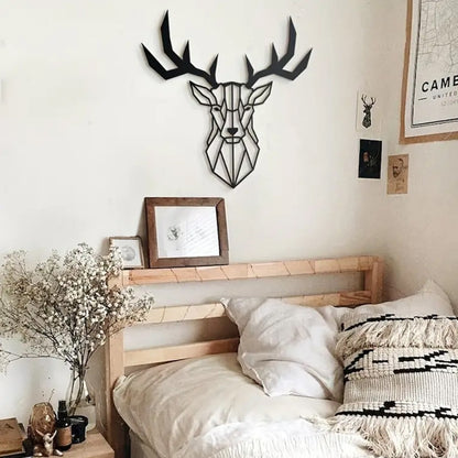 Geometric Deer Wall Art Homeandso
