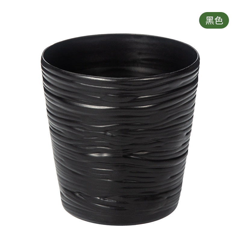 Textured Wave Design Ceramic Planter Homeandso