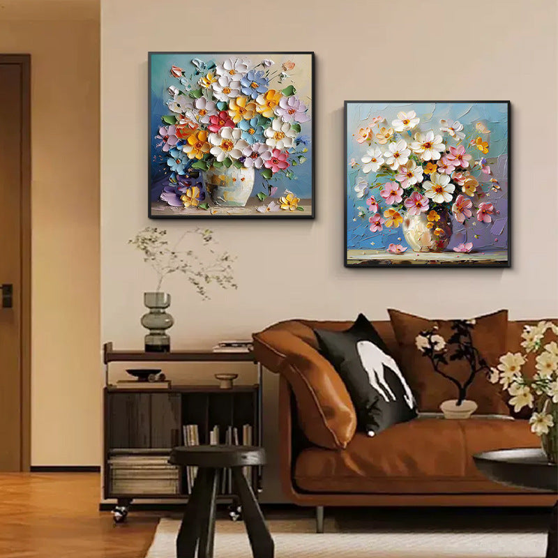 Floral 3D Textured Canvas Wall Art Homeandso