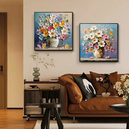 Floral 3D Textured Canvas Wall Art Homeandso