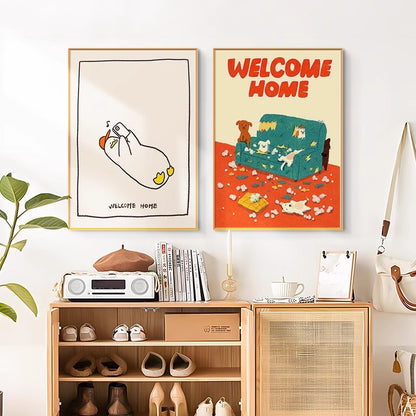 Decorative Welcome Home Wall Art Homeandso