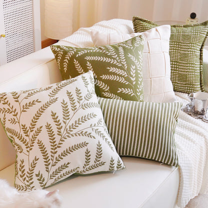 Botanical Pattern Decorative Throw Pillow