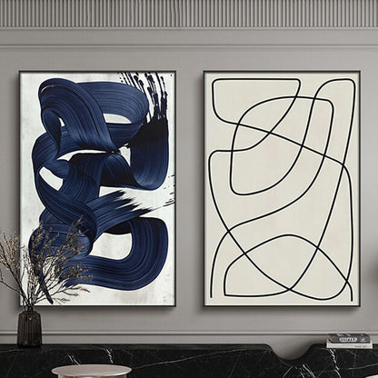 Abstract Brushstroke Wall Art Homeandso