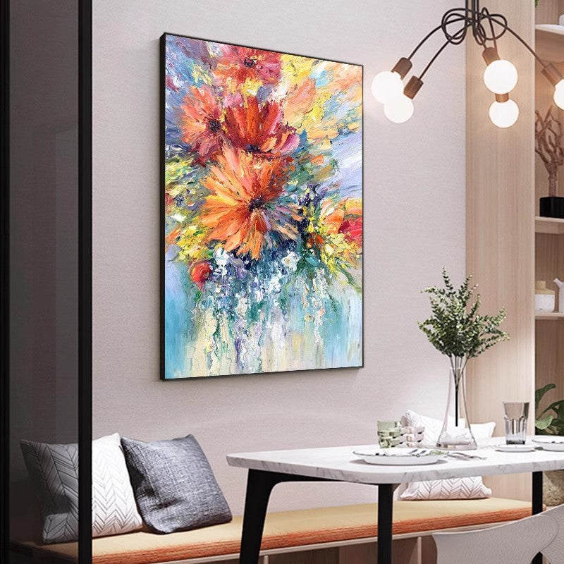 Textured Cityscape Oil Painting Homeandso
