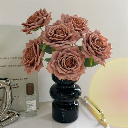 Luxurious Faux Green Rose Bouquet