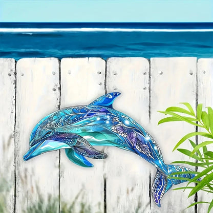 Artistic Dolphin Wall Sculpture Homeandso