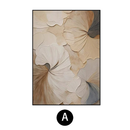 Floral Embossed Canvas Wall Art Homeandso