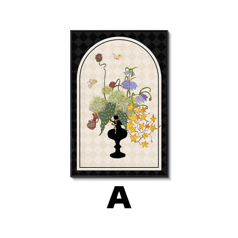 Decorative Floral Vase Wall Art Homeandso