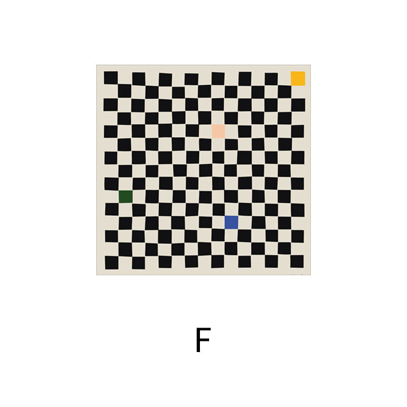Abstract Geometric Patterned Area Rug Homeandso