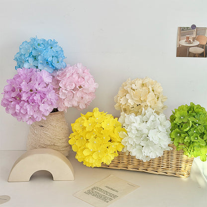 Faux Hydrangea Floral Stem