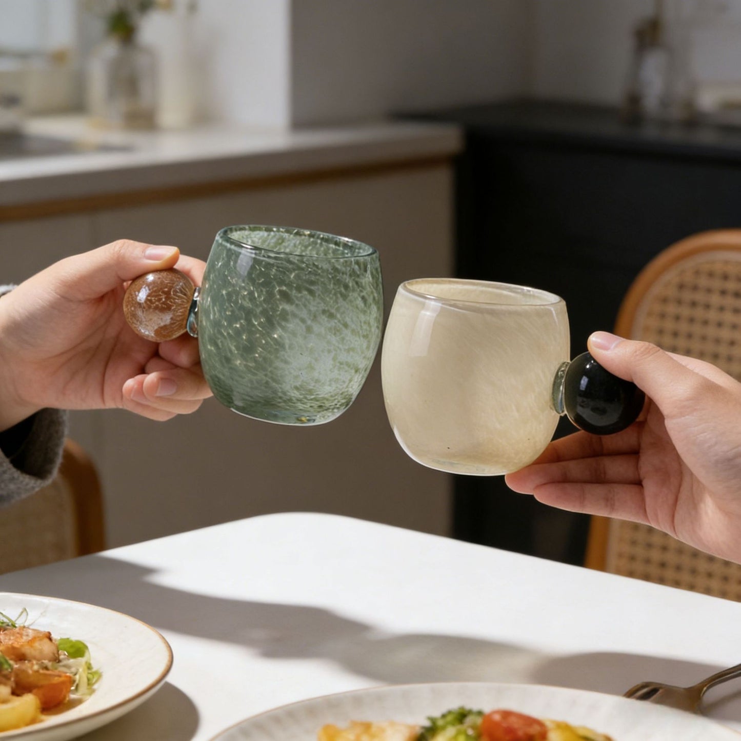 Artistic Glass Mug Homeandso