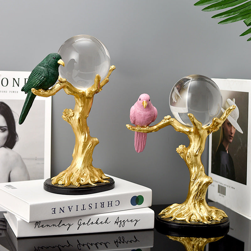 Decorative Bird Sculpture Homeandso