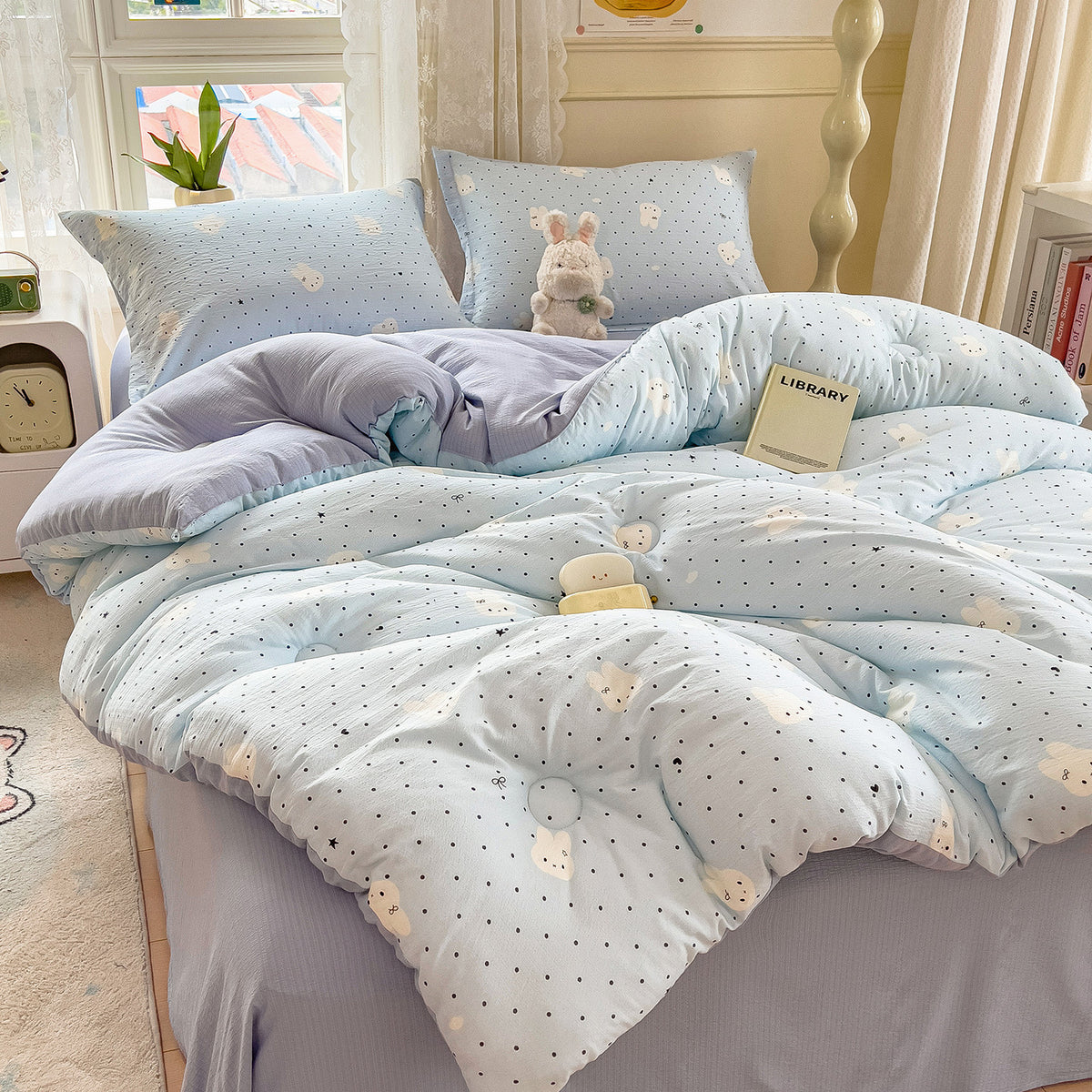 Heart Patterned Quilt Set Homeandso