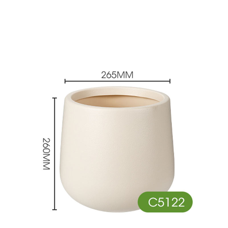 Textured Round Modern Planter Homeandso